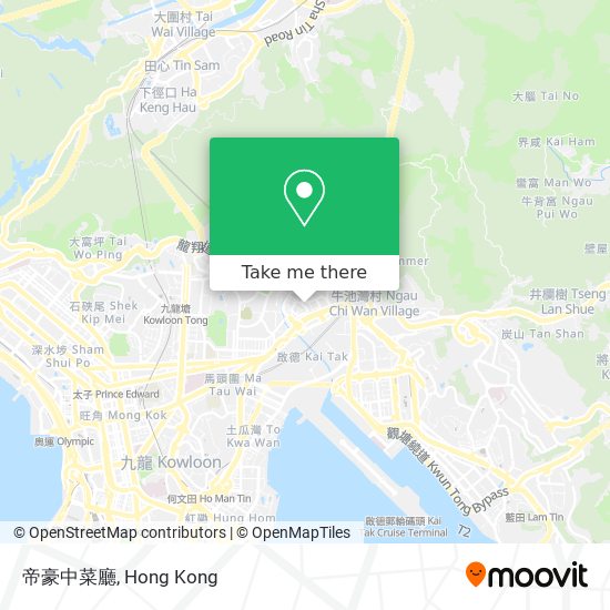 帝豪中菜廳 map