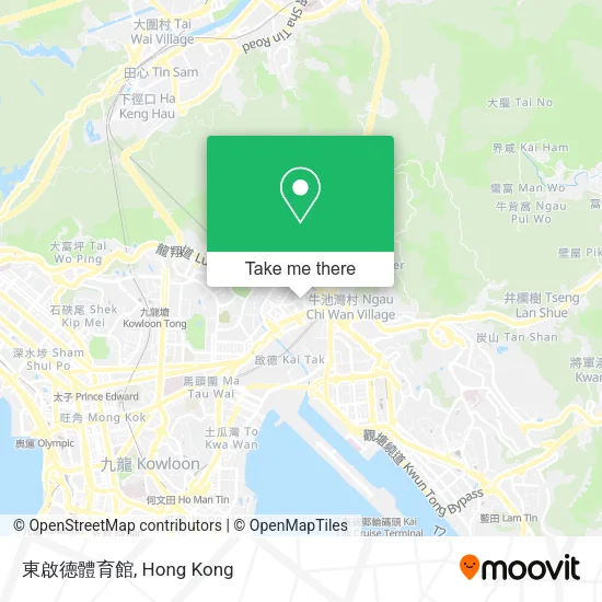 東啟德體育館 map