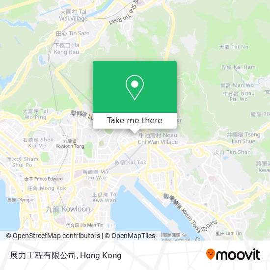 展力工程有限公司 map