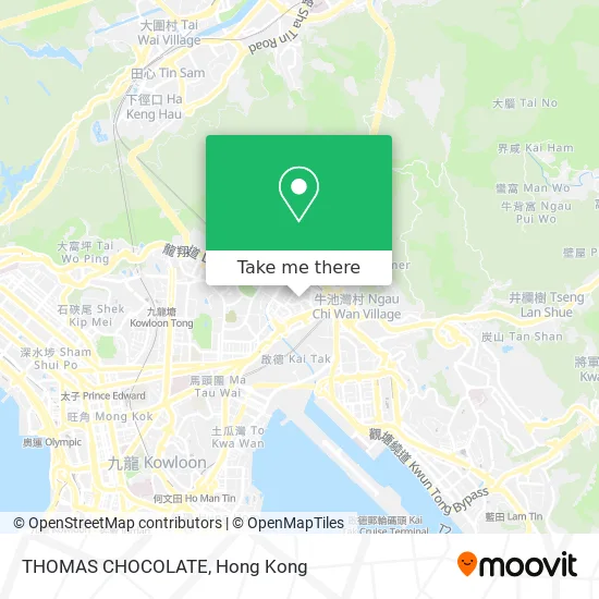 THOMAS CHOCOLATE map