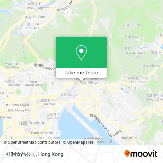 祥利食品公司 map