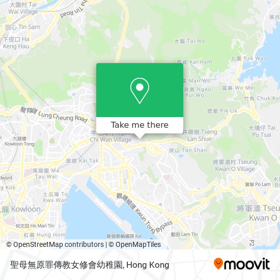 聖母無原罪傳教女修會幼稚園地圖