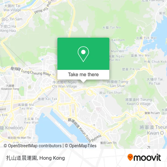 扎山道晨運園 map
