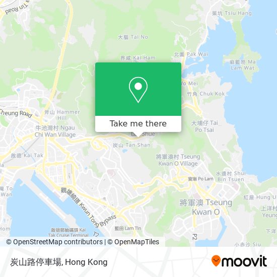 炭山路停車場 map