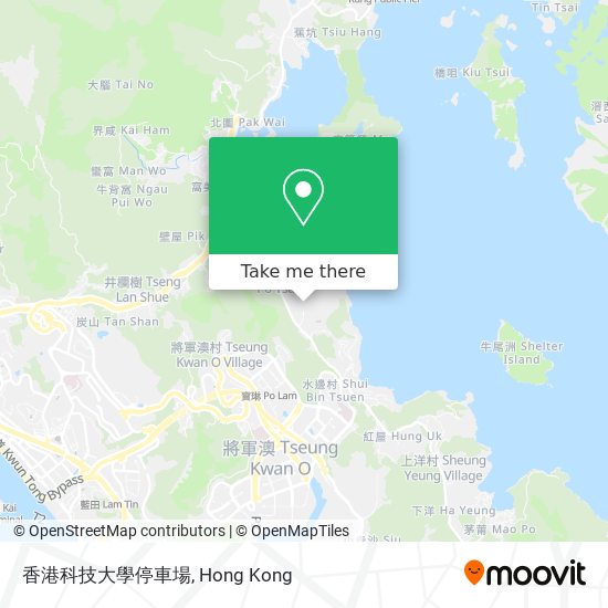 香港科技大學停車場 map