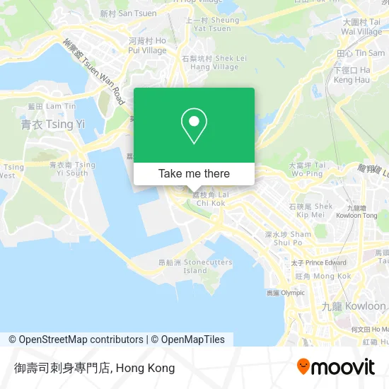 御壽司刺身專門店 map