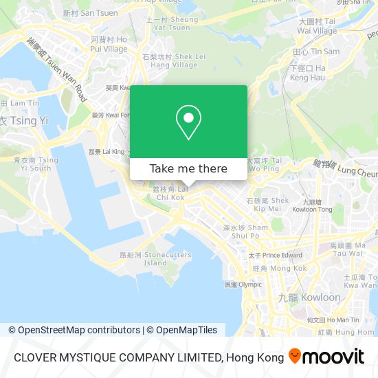 CLOVER MYSTIQUE COMPANY LIMITED map