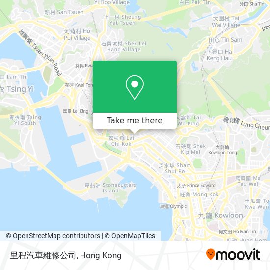 里程汽車維修公司地圖