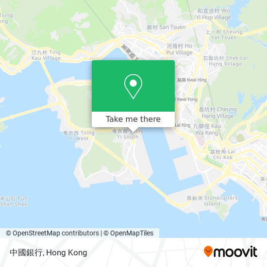中國銀行 map