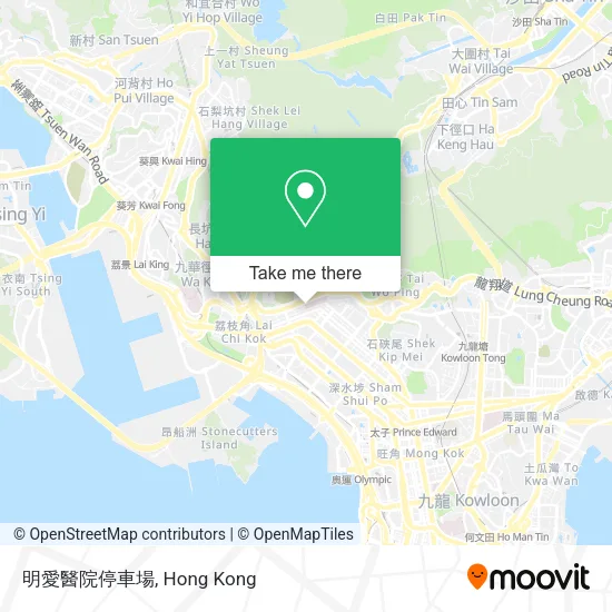 明愛醫院停車場地圖
