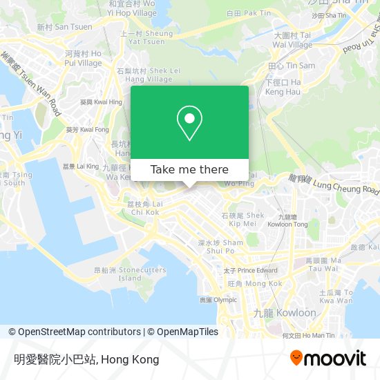 明愛醫院小巴站 map