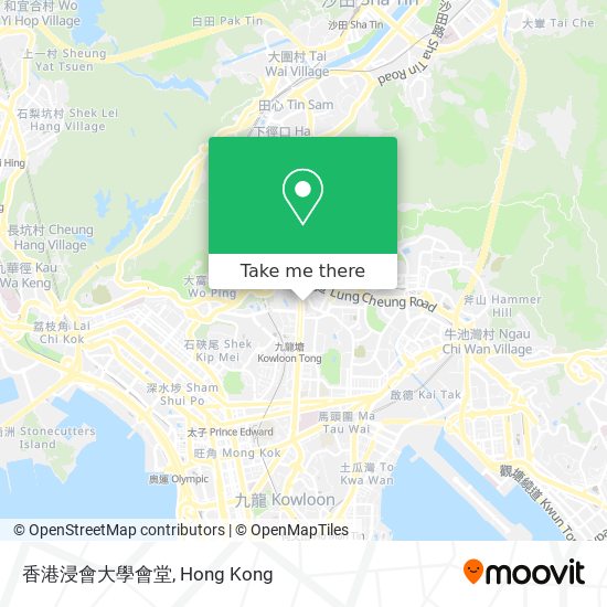 香港浸會大學會堂 map