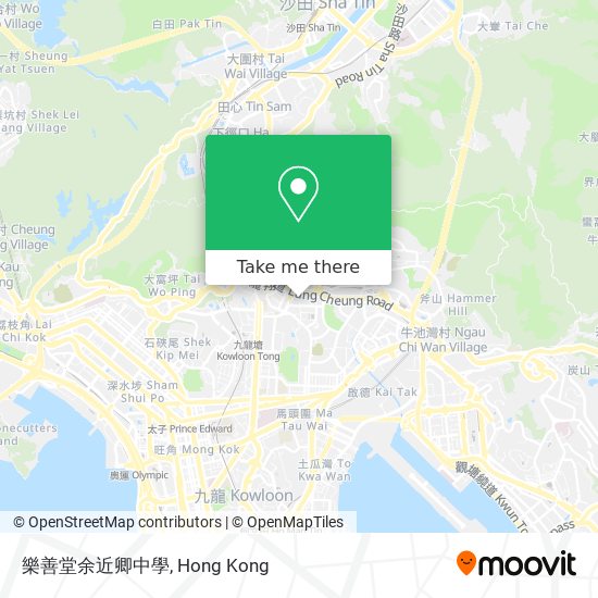 樂善堂余近卿中學地圖