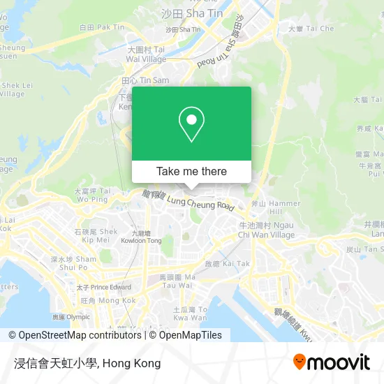 浸信會天虹小學地圖