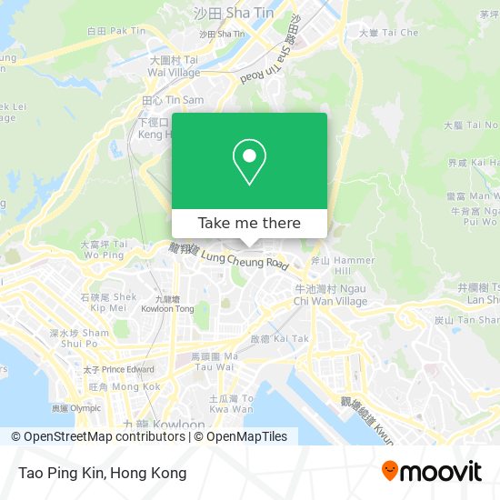 Tao Ping Kin map