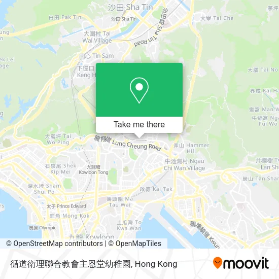 循道衛理聯合教會主恩堂幼稚園地圖