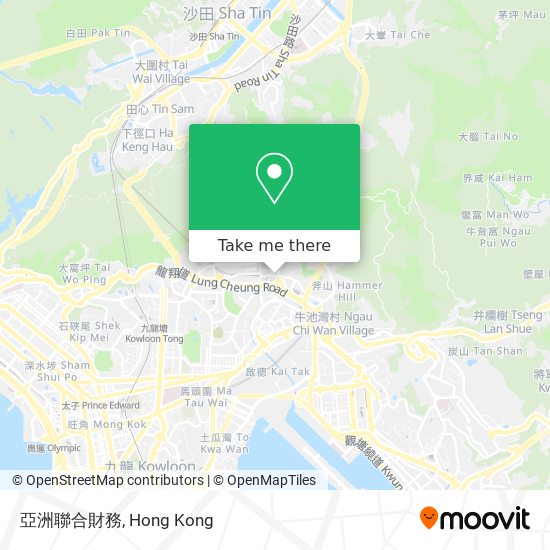 亞洲聯合財務 map