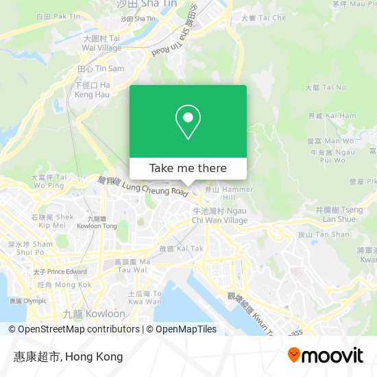 惠康超市 map