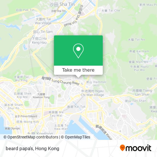 beard papa's map