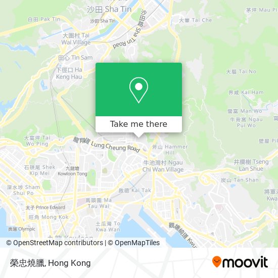 榮忠燒臘 map