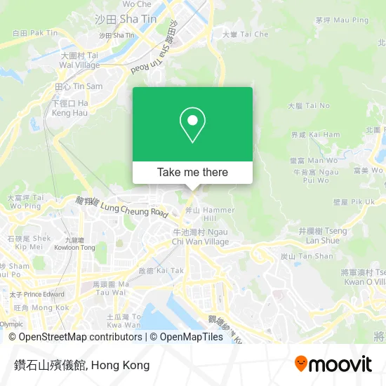 鑽石山殯儀館地圖