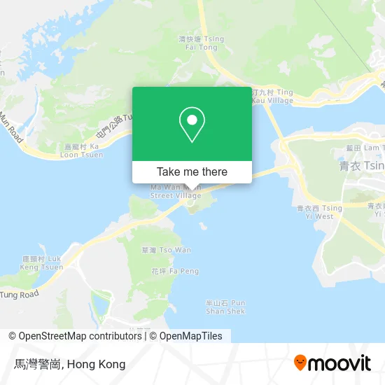 馬灣警崗 map
