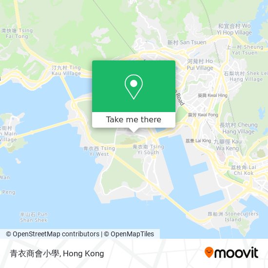青衣商會小學 map