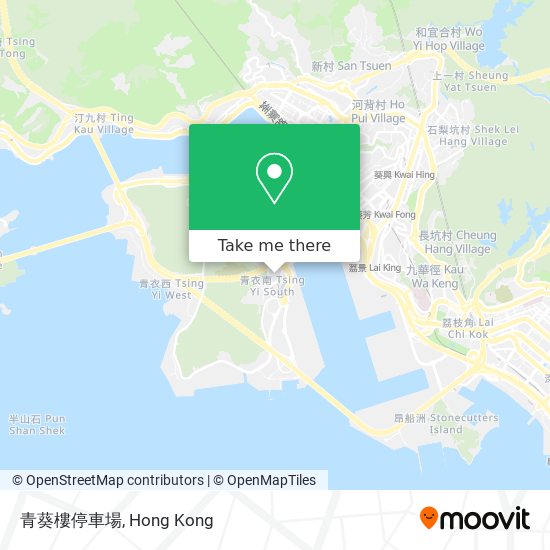青葵樓停車場 map