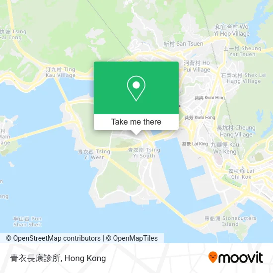 青衣長康診所地圖