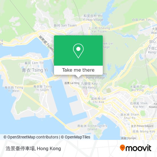 浩景臺停車場 map