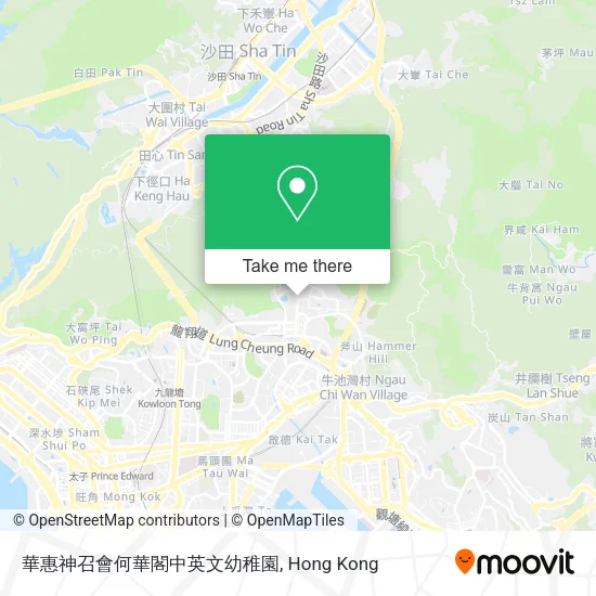 華惠神召會何華閣中英文幼稚園地圖