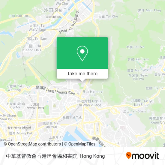 中華基督教會香港區會協和書院地圖
