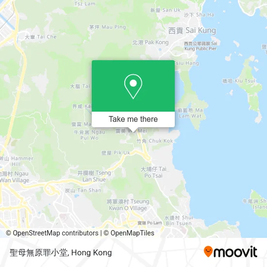 聖母無原罪小堂地圖