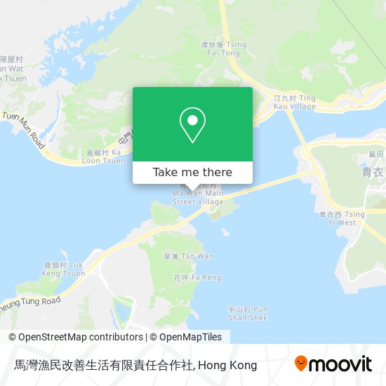 馬灣漁民改善生活有限責任合作社地圖