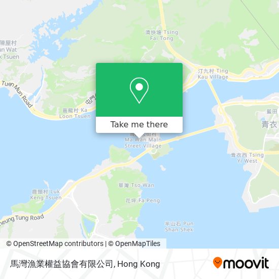 馬灣漁業權益協會有限公司地圖