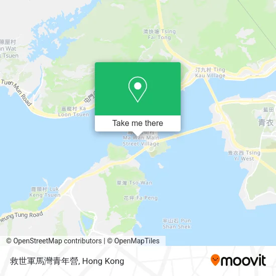 救世軍馬灣青年營地圖