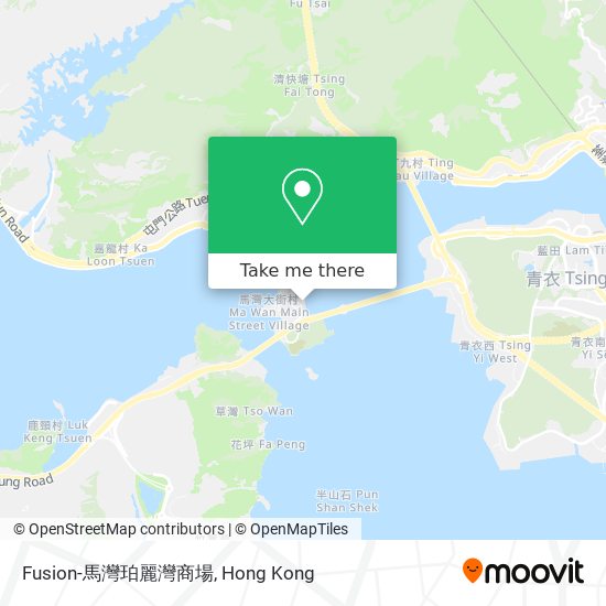 Fusion-馬灣珀麗灣商場 map
