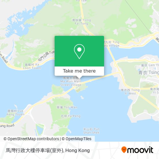馬灣行政大樓停車場(室外) map