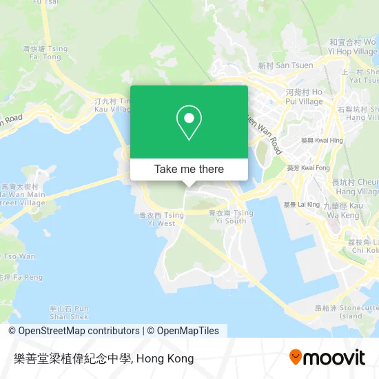 樂善堂梁植偉紀念中學地圖