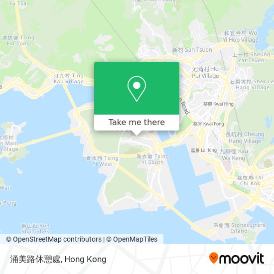 涌美路休憩處 map