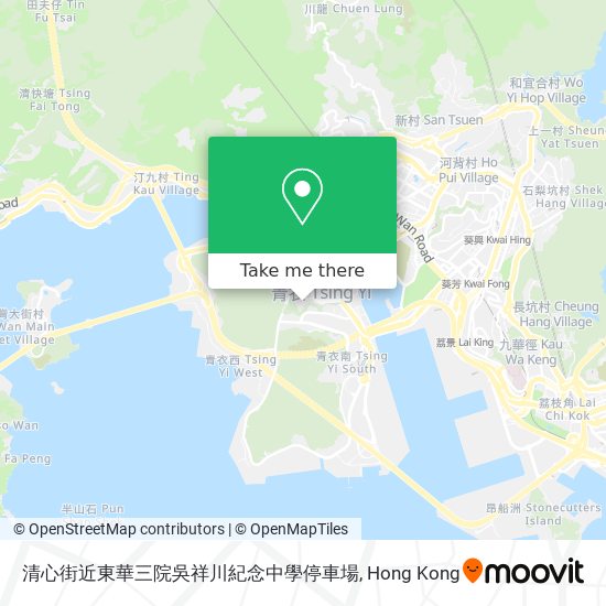 清心街近東華三院吳祥川紀念中學停車場 map