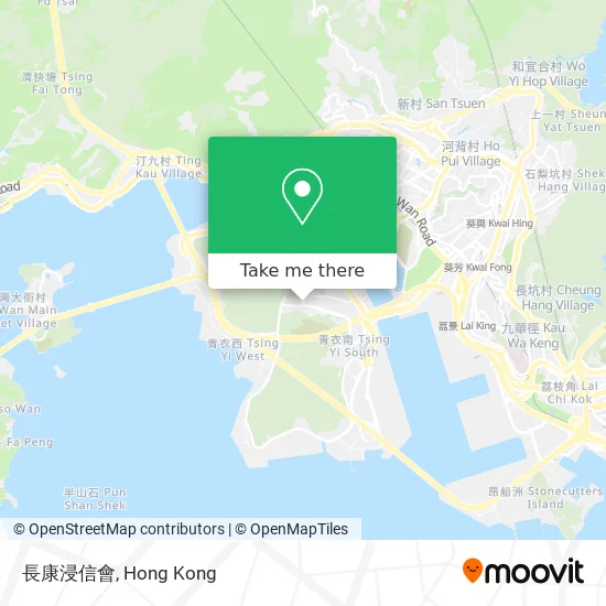 長康浸信會 map