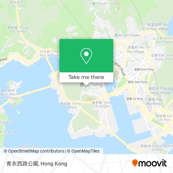 青衣西路公園地圖