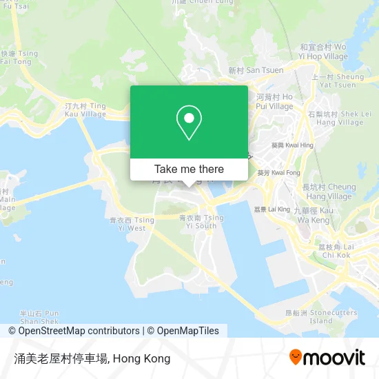 涌美老屋村停車場地圖