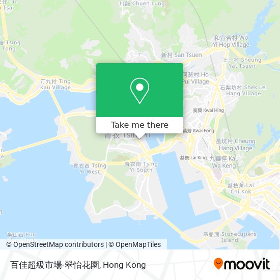 百佳超級市場-翠怡花園地圖