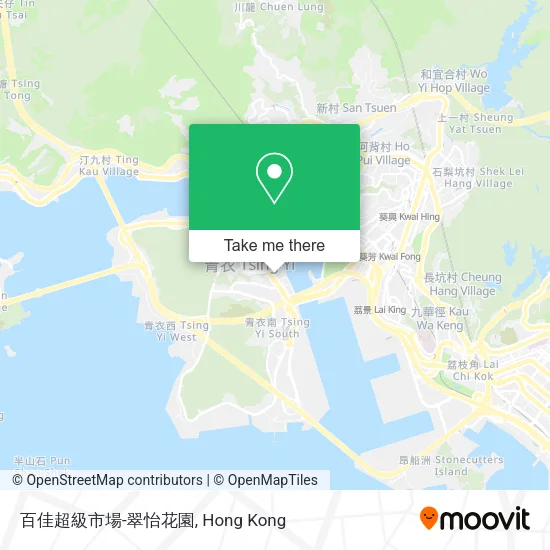 百佳超級市場-翠怡花園地圖