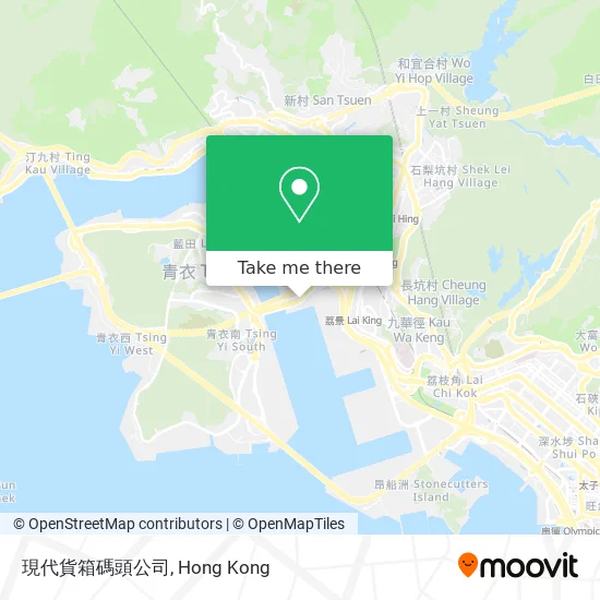 現代貨箱碼頭公司地圖