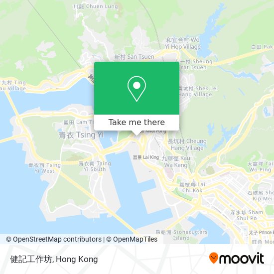 健記工作坊地圖