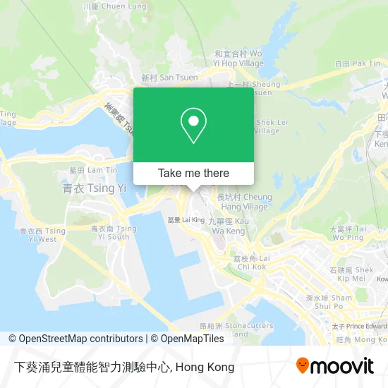 下葵涌兒童體能智力測驗中心 map