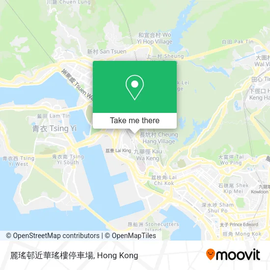 麗瑤邨近華瑤樓停車場地圖